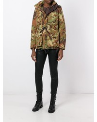 Dsquared2 Camouflage Padded Military Jacket