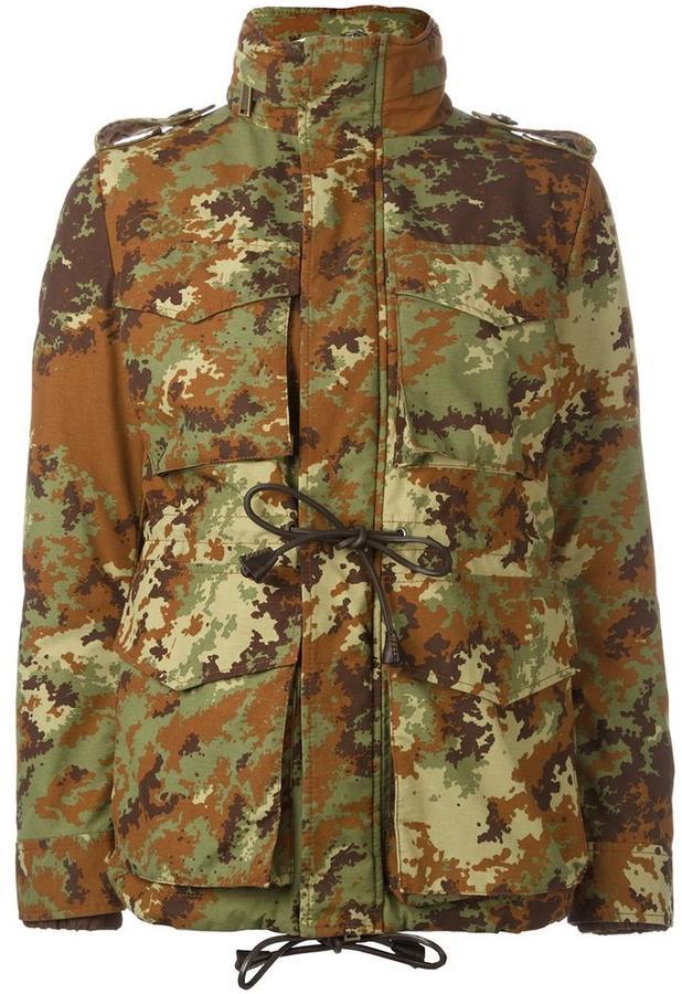 Een centrale tool die een belangrijke rol speelt compact systematisch Dsquared2 Camouflage Padded Military Jacket, $3,090 | farfetch.com |  Lookastic