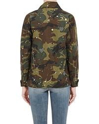 Amiri Embellished Camouflage Cotton Field Jacket