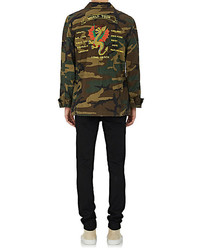 Alpha Industries Embroidered Camouflage Cotton Field Jacket