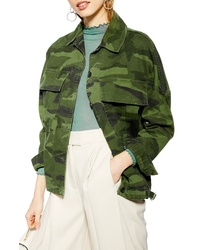 Topshop Frank Camouflage Jacket