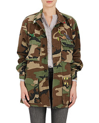 Harvey Faircloth Patch Camouflage Cotton Field Jacket