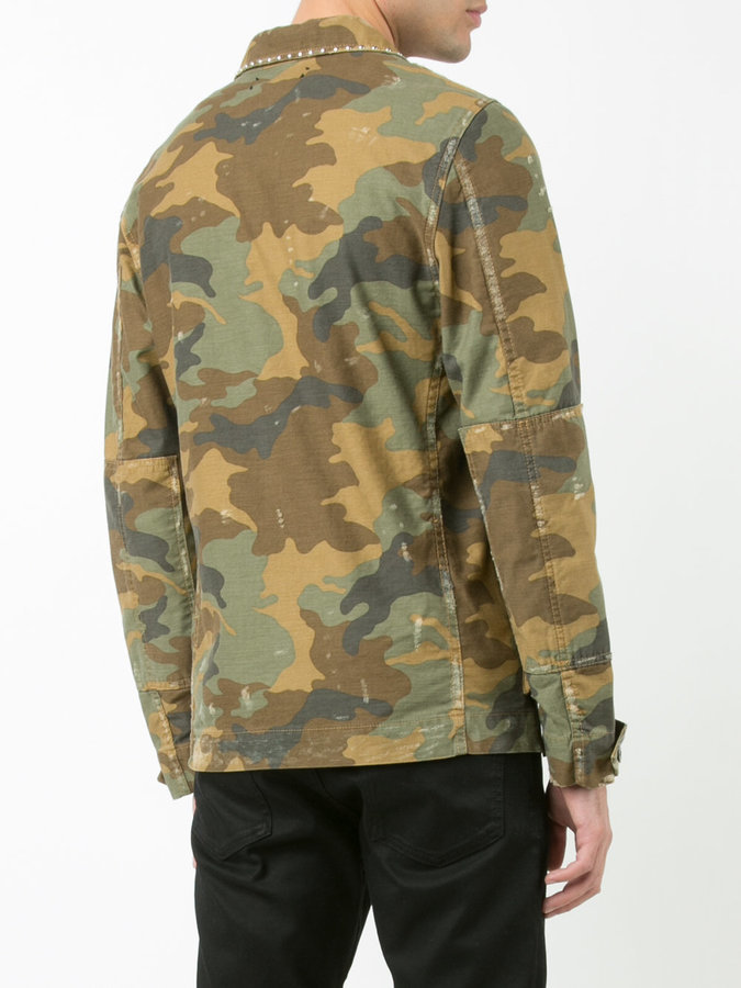 Amiri Military Shirt Jacket, $1,095 | farfetch.com | Lookastic