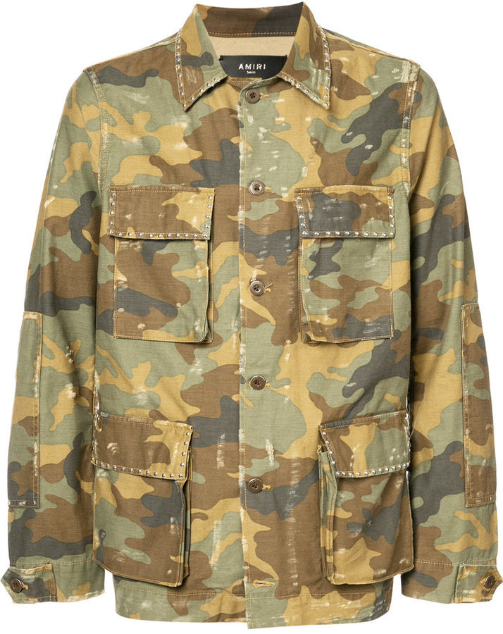 amiri camo shirt