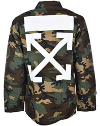 Off-White Patched Military Jacket