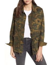 BLANKNYC Reversible Camouflage Denim Jacket