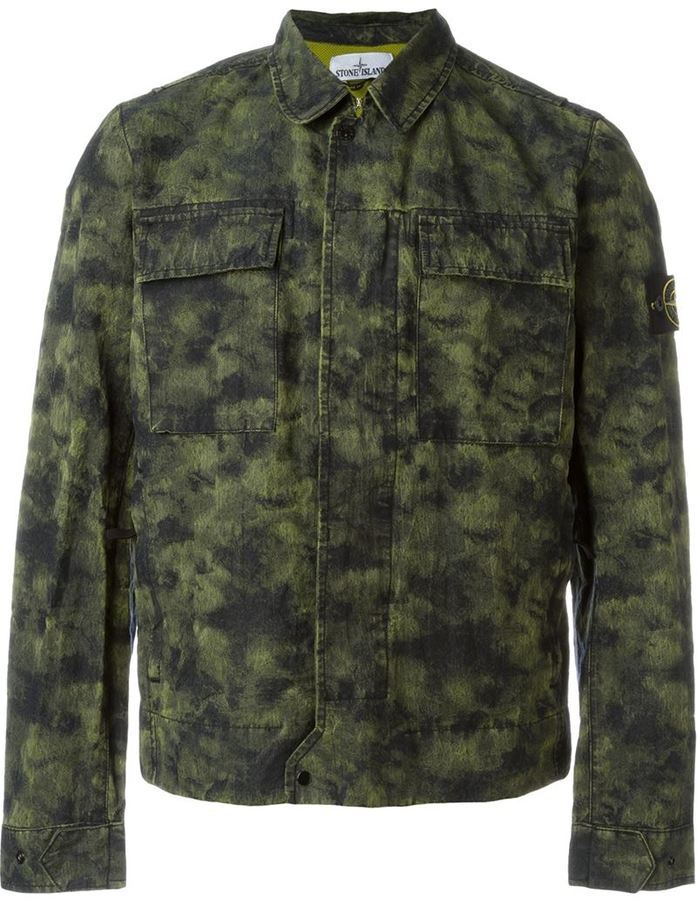 camouflage short jacket