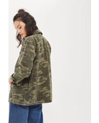 Tall Camouflage Shacket