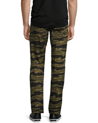 G Star G Star Tiger Camouflage Skinny Pants Green