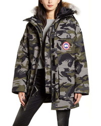 Canada Goose Expedition Hooded Down Parka With Genuine Coyote