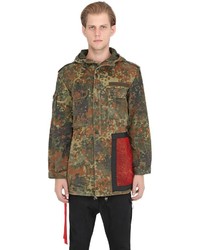 M.r.k.t. Cotton Gabardine Camouflage Parka Jacket