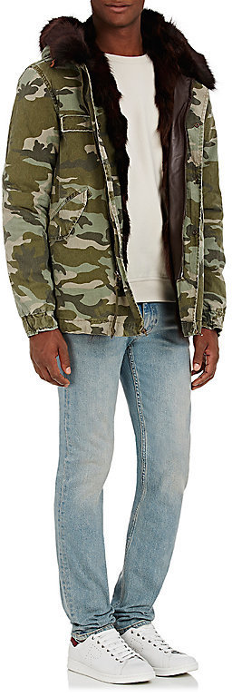 Mr Mrs Italy Camouflage Cotton Fur Parka, $4,585 | Barneys New