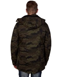X-Ray Xray Camouflage Hooded Parka Jacket