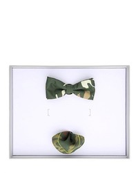 Pocket Square And Bow Tie Set