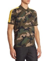 Valentino Regular Fit Camouflage Polo
