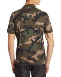 Valentino Regular Fit Camouflage Polo