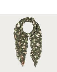 Bally Camouflage Print Scarf