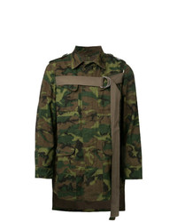Maison Mihara Yasuhiro Camouflage Print Asymmetric Jacket