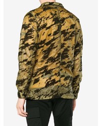 Stone Island Shadow Project Camouflage Print Shirt Jacket