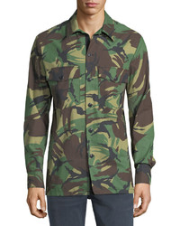 rag & bone Heath Camouflage Shirt Jacket