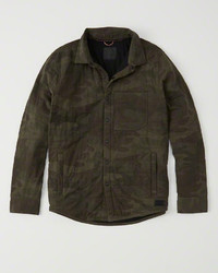 Abercrombie & Fitch Quilted Shirt Jacket