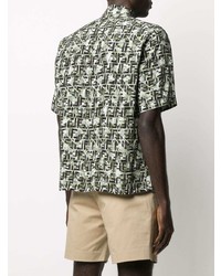 Fendi Camouflage Ff Print Shirt