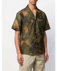 Off-White Camouflage Print Shirt