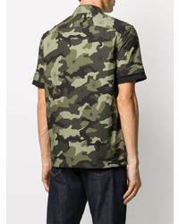 Neil Barrett Camouflage Short Sleeve Shirt