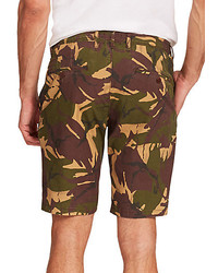 Barbour Cowen Camouflage Cotton Shorts