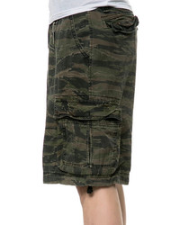 Rothco The Camo Vintage Infantry Utility Shorts In Tiger Stripe