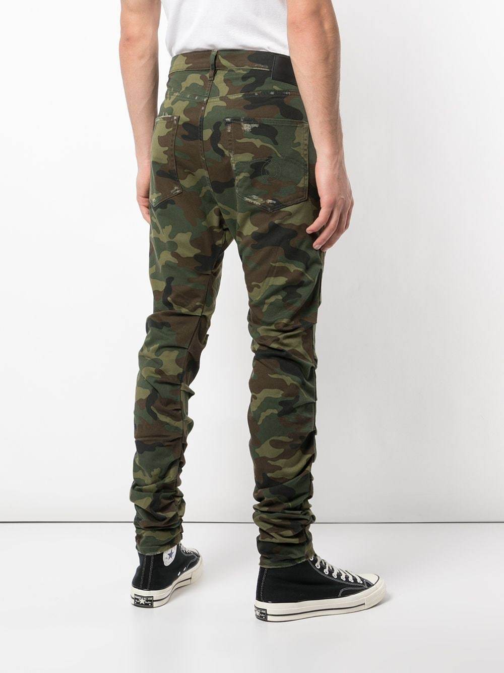 R13 Camouflage Ripped Jeans, $495 | farfetch.com | Lookastic