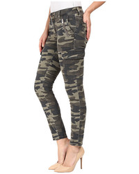 Mavi Jeans Juliette Skinny Cargo In Military Camouflage