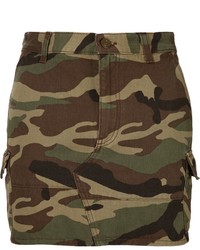 Olive Camouflage Skirt