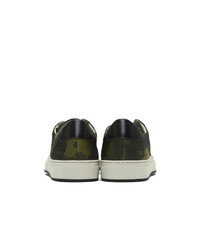 Common Projects Green Camo Achilles Low Sneakers