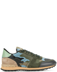 Valentino Garavani Rockrunner Camouflage Sneakers