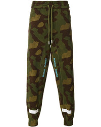 Olive Camouflage Sweatpants