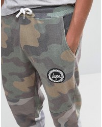 Hype Cuffed Joggers With Camo Panels