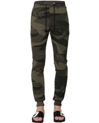 Hydrogen Camouflage Stretch Cotton Sweatpants