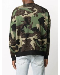 Moschino Camouflage Print Sweatshirt