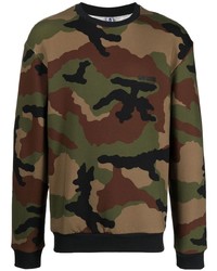 Moschino Embossed Logo Camouflage Sweatshirt