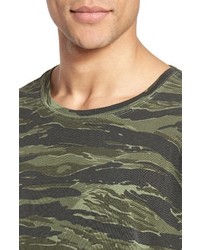 Current/Elliott Camo Drop Shoulder T Shirt