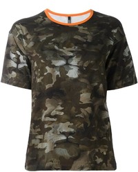 Versus Camouflage Boxy T Shirt