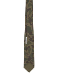 Engineered Garments Khaki Camouflage Tie