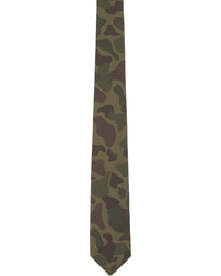 Engineered Garments Khaki Camouflage Tie