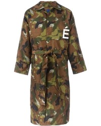 Olive Camouflage Trenchcoat