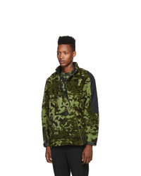 Nike Green And Black Mmw Edition Nrg Flc Hd Jacket