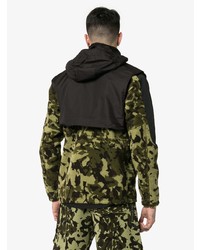 Nike X Alyx Mmw Two Part Camouflage Hooded Fleece Jacket