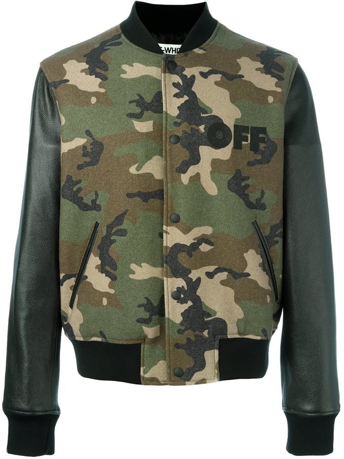Camouflage Print Bomber $1,896 | farfetch.com | Lookastic