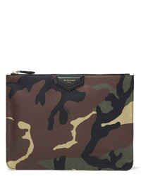 Givenchy Camouflage Print Shell Pouch
