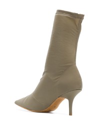 Yeezy Stretch Canvas Ankle Boots